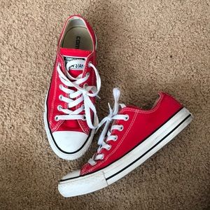 Red converses